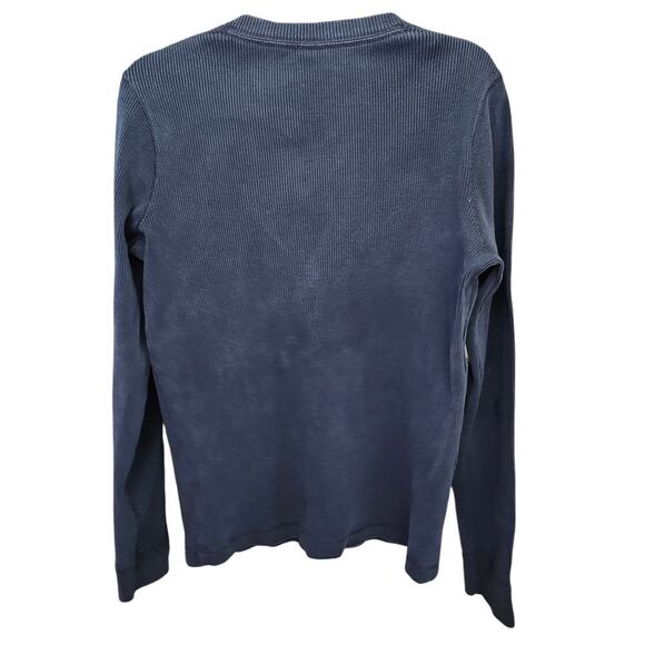 Abercrombie and Fitch Men's Blue v-neck long sleeve pullover sweater Sz LG - Picture 6 of 11